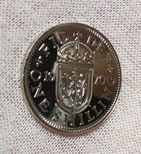1x 1970 Great Britain One Shilling Proof - Scottish Crest - Elizabeth II