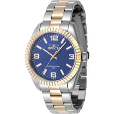 Invicta Women's Watch Specialty Quartz Blue Dial Two Tone Steel Bracelet 47471