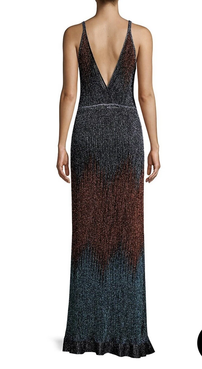 M missoni lurex 2025 maxi dress