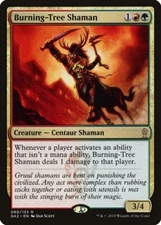 Burning-Tree Shaman [Ravnica Allegiance Guild Kit] Magic MTG