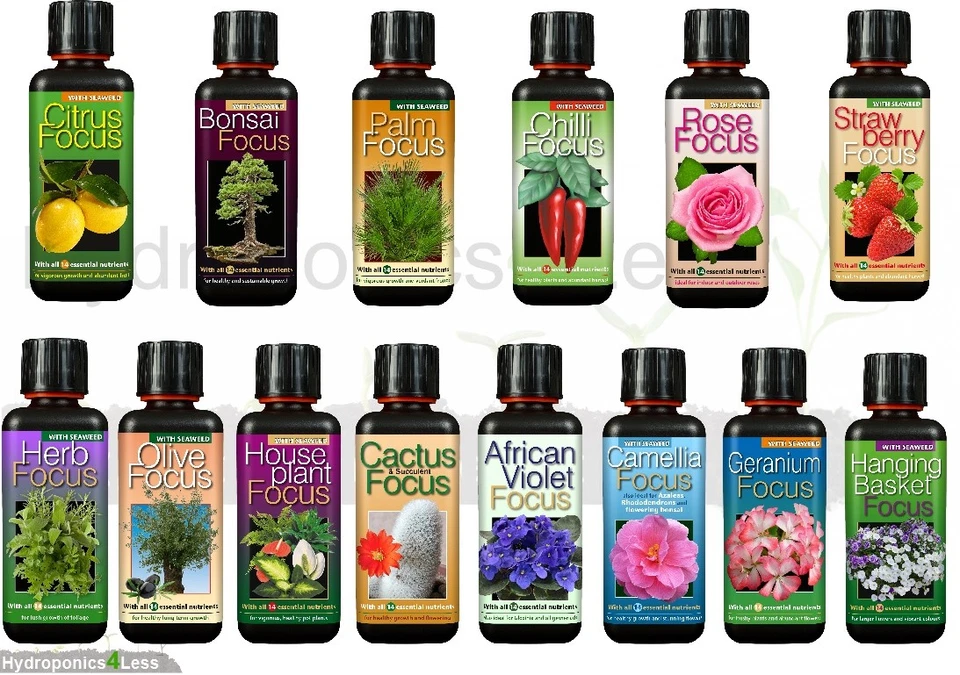 Houseplant Garden Grow Bloom Flowering Nutrient Rose Chilli Strawberry Palm Tree