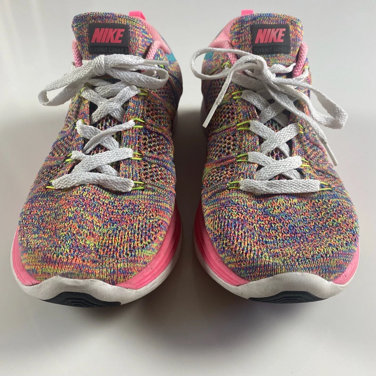 nike flyknit lunar rainbow