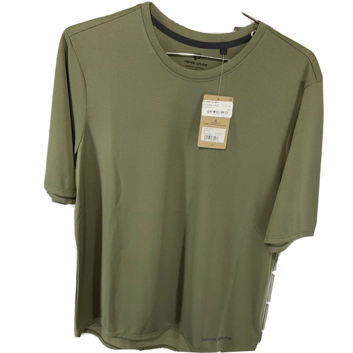 Pearl Izumi Men s Summit Cycling jersey Pale Olive medium relax
