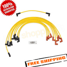 ACCEL 4048 8mm Yellow Spark Plug Wire Set for 1974-1988 GM SBC V8