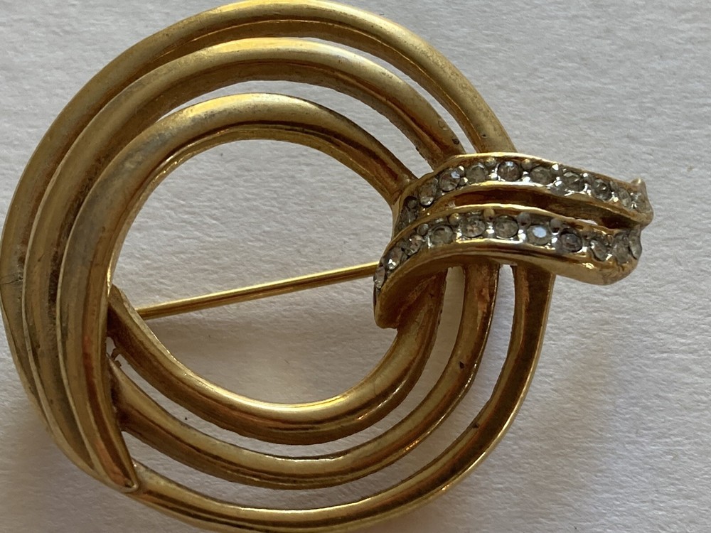 Stunning Givenchy Pin w/rhinestones- Vintage~ Great Cond.