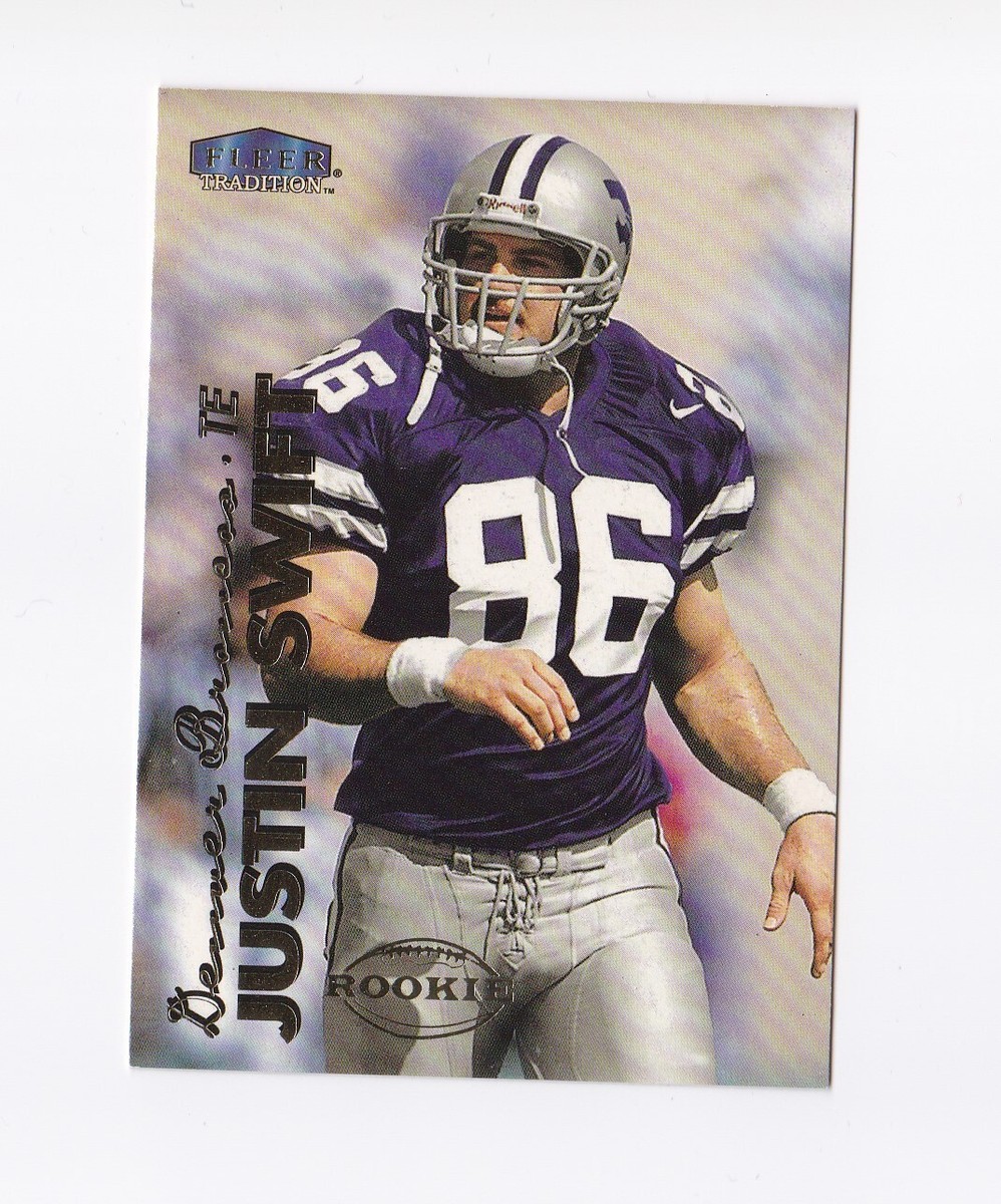1999 Fleer Tradition #295 Justin Swift RC Denver Broncos Kansas