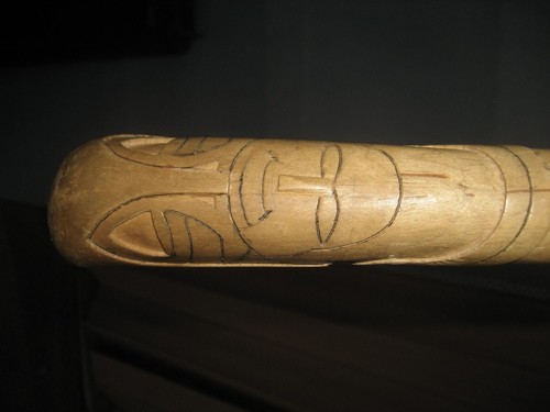 Collectable-Native American-Hand Carved-Walking Stick-Carved Picts.+Symbols 45" - Picture 10 of 21