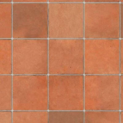 MELODY JANE Puppenhaus Terrakotta Optik große Fliesen Karten Blatt Bodenbelag Maßstab 1:12