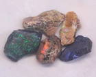 Australia ANDAMOOKA HARD MATRIX OPAL Cutting Rough Rub Lot 54.80cts
