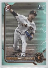 2022 Bowman NPB Nippon Professional Baseball Prospects Aqua Ryusei Takata 0l1