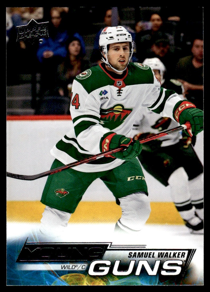 2022-23 Upper Deck Young Guns Samuel Walker Rookie Minnesota Wild #723
