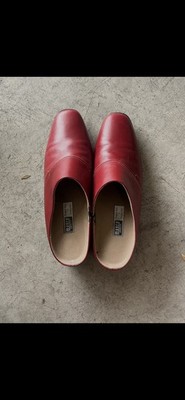 Munro American ''Reese'' leather mules / block-heel clogs