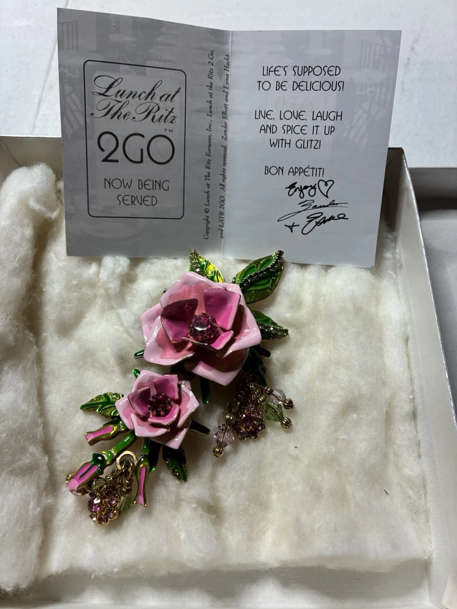 Lunch At The Ritz In Fashion Pins & Brooches for sale | eBay