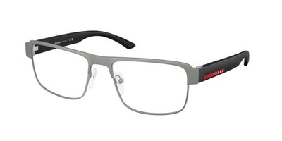 Prada Linea Rossa PS 51RV matte brushed lead DHG1O1 Eyeglasses