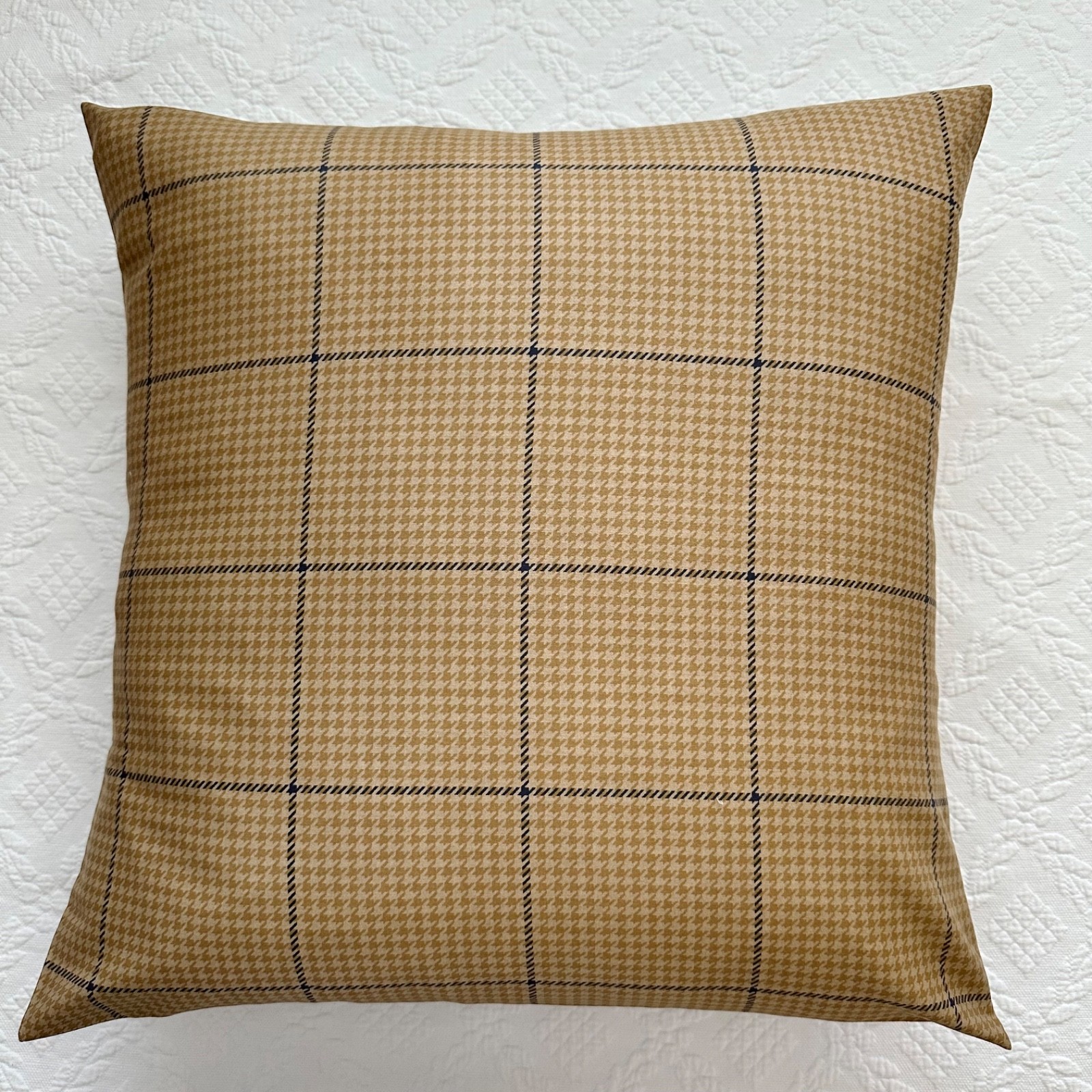 Set 2 Ralph Lauren 20" WINDOWPANE Throw Accent PILLOW COVERS Houndstooth Custom
