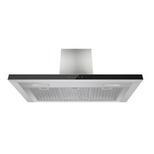 electriQ 90cm Slimline Chimney Cooker Hood - Stainless Steel eiQ90TOUCHSLIMA