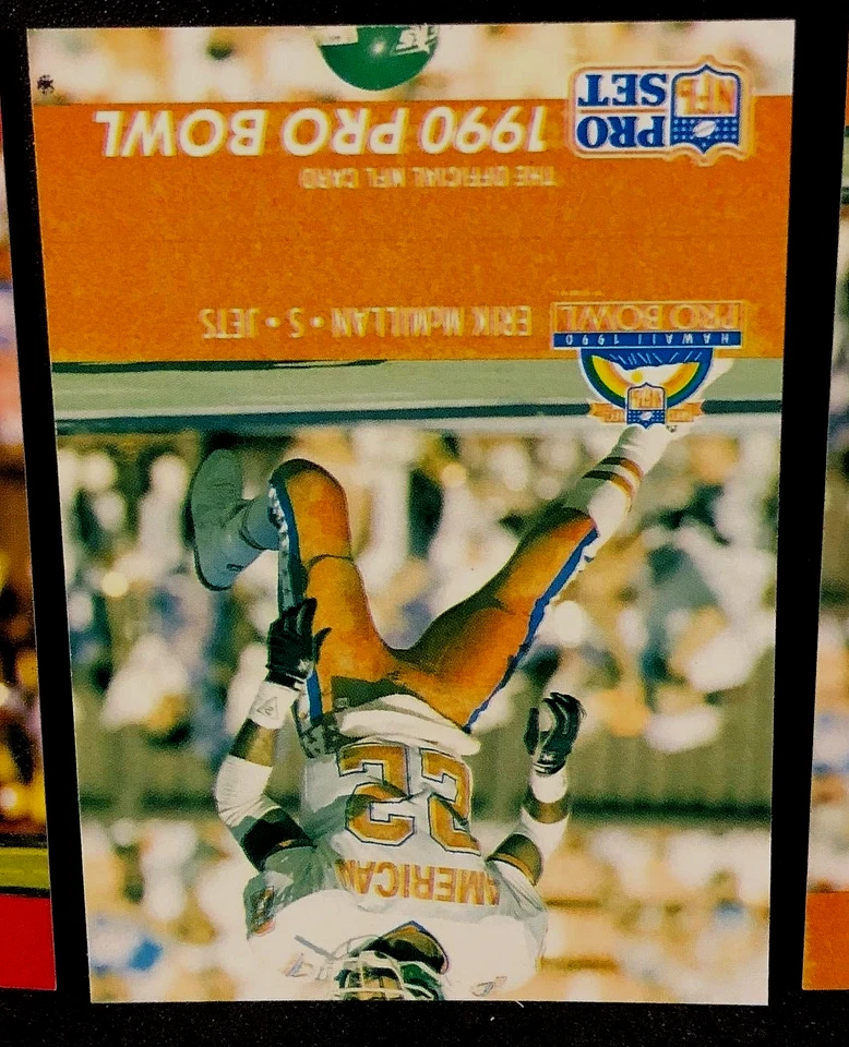 Lote (4x) Reggie White Erik McMillan 1990 Pro Set Errores Variaciones Multicolor Foto 4 de 4