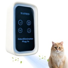 Cat Litter Deodorizer - Plug In Negative Ion Air Purifier for Litter Box, 99 ...