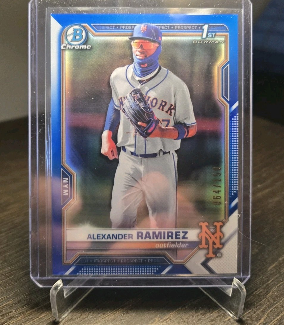 2021 Bowman Chrome Prospects BCP-208 Alexander Ramirez Blue Refractor /150