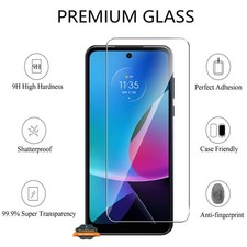 For Cricket Icon 5 Tempered Glass Screen Protector Premium Clear 9H Case Cover
