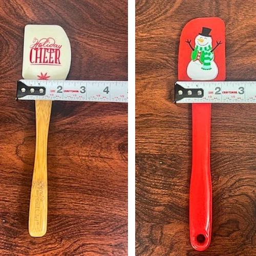 Pampered Chef Holiday Cheer Retired Silicone Baking Scraper, Snowman Spatula GUC - Image 4 of 4