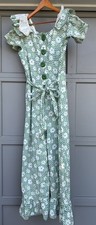 Vintage 1930s Overalls Beach Pajamas Jumpsuit Floral Romper Bohemian