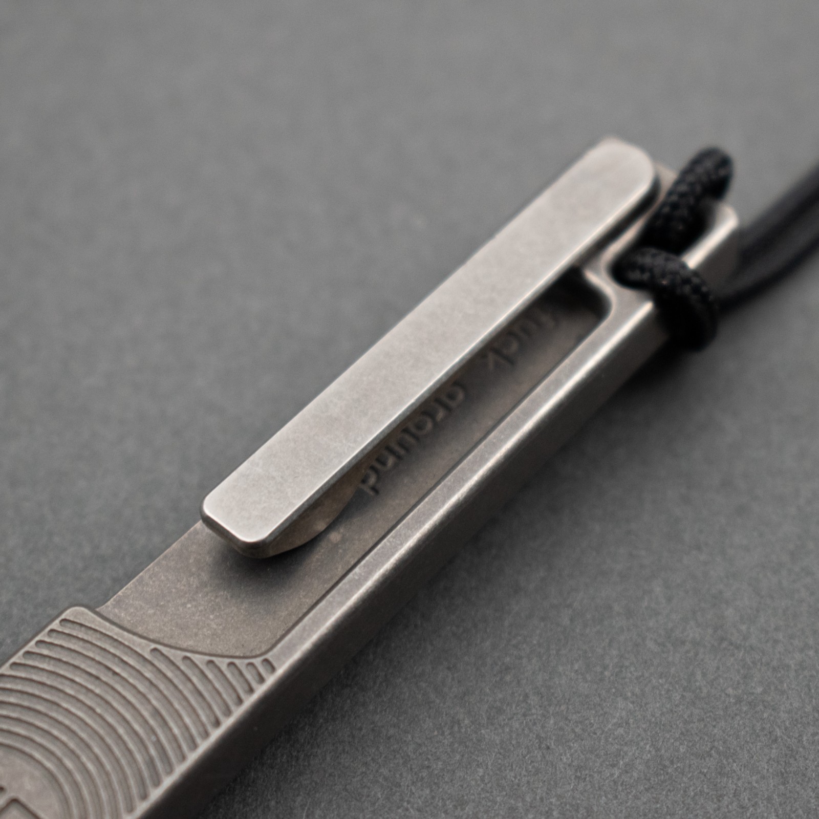 RARE! Nice Guy Machine Co. FAFO Side Piece Titanium EDC Prybar, NGMCo USA Made