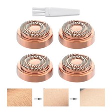 4 Pieces Women Facial Hair Remover Replacement Heads for Facial Hair Remover Gen
