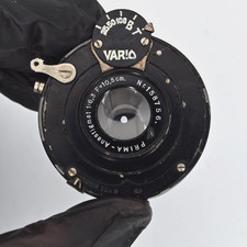 Vintage Prima Anastigmat 10.5cm 105mm f6.3 Lens Vario Shutter For Folding Camera