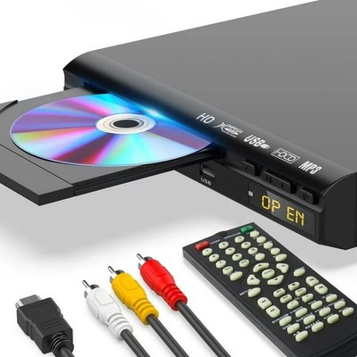 WONNIE HD DVD Player for TV with USB, HDMI, RCA Output & Breakpoint Memory