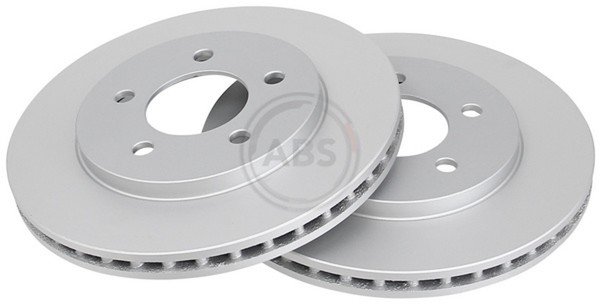2X Bremsscheibe A.B.S. 17033 FüR RS Dodge Chrysler RG Voyager Plymouth GS 3 VAN-image