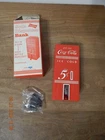 VTG 1980s Coca Cola plastic Novelty Soda Dispenser Coin Bank Vending Machine NIB
