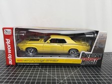 Auto World 1970 Mercury Cougar Eliminator Yellow 118 Die Cast Amm1 15506