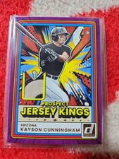 Panini 2026 Donruss Prospect Jersey Kings 12/49 3 Color Patch Kayson Cunningham 