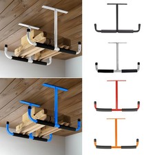 2/4 Pack Overhead Garage Storage Hooks Heavy Duty Utility Ceiling Hanger Rack UK
