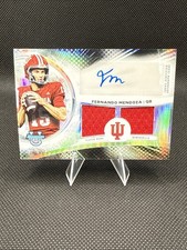 2025 Bowman U Best Fernando Mendoza Dual Patch Refractor Auto RC Indiana #DRA-FM