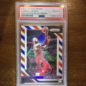 その他 Prizm Lebron James Red White Blue LeBron James 2024 Prizm #130 Red White Blue Price Guide