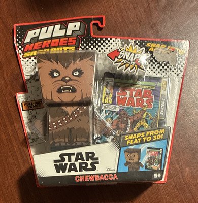 Far Out Toys Star Wars Pulp Heroes Series 1 Chewbacca Figure Pull-Back Power
