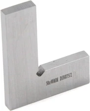 T Tulead Machinist Square Carbon Steel Precision 50x40mm/2x1.57, Silver 
