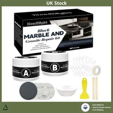 Black Pro-Grade Tile & Granite Repair Kit - Safe, Waterproof & DIY-Friendly