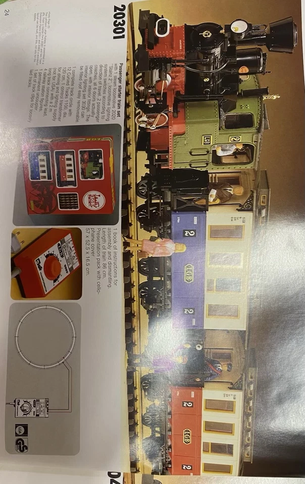 Vintage LGB the Big Train Lehman Gross Bahn STARTER Set 20301 Germany - Image 2 of 3