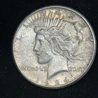 Uncirculated 1924-S San Francisco Mint Silver Peace Dollar with Toning