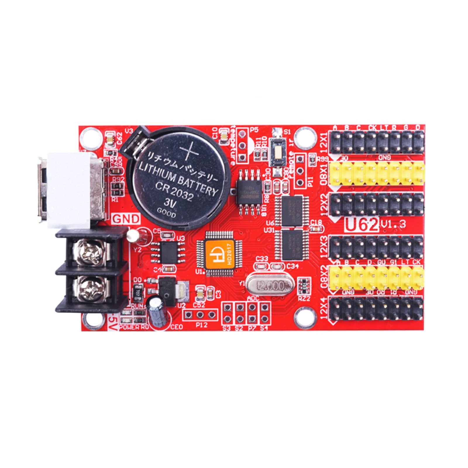 Huidu HD-U62 USB LED Display Module Control Card (768×64, 1536×32)
