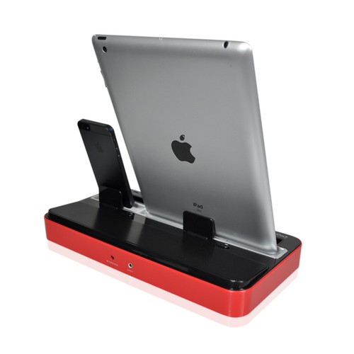 Ladegerät Lautsprecher DUAL DOCK für iPhone 6/6+ 5/5S/5C 4/4S iPad (alle Modelle) Samsung - Bild 10 von 36