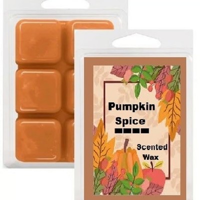 Pumpkin Spice HUGE Wax Melts Scented Tarts Great Aroma Incense 100% Soy