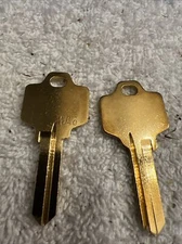 Lot Of 2 Jet Key Blank Ilco R1064E NA25 Fits National Fortress Rockford 4295 NA6