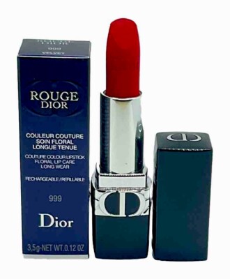 Dior Rouge Dior Couleur Couture Lipstick 999 Velvet 3.5g Lippenstift & OVP