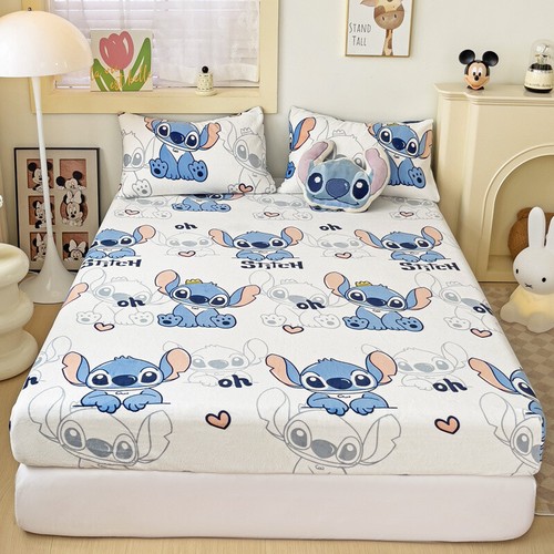 Disney Characters Fitted Sheet Set Bedding Decor/Customizable Single/Double Size - Picture 11 of 32