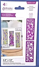 Gemini Foxglove Dies Create a Card 4pc HTF by Crafters Companion Free Shipping