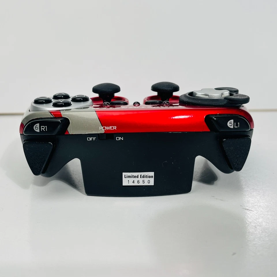 Thrustmaster Ferrari Scuderia 430 Wireless Gamepad PC PS3 Red Untested No Dongle - Image 4 of 4